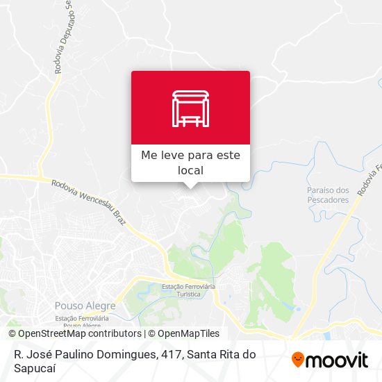 R. José Paulino Domingues, 417 mapa