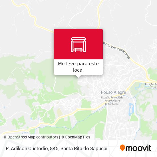 R. Adilson Custódio, 845 mapa