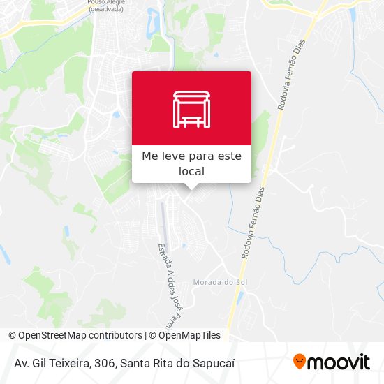 Av. Gil Teixeira, 306 mapa