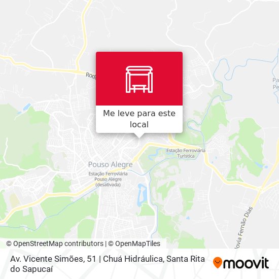 Av. Vicente Simões, 51 | Chuá Hidráulica mapa