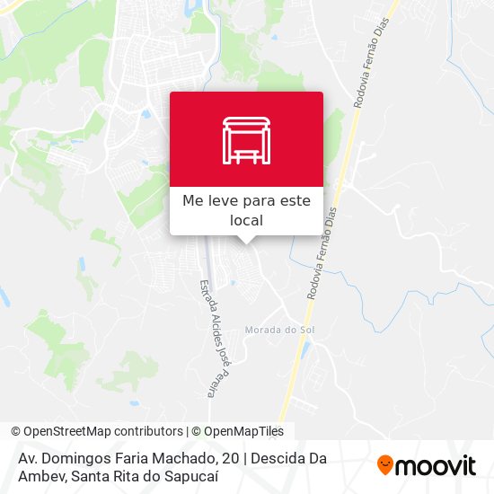 Av. Domingos Faria Machado, 20 | Descida Da Ambev mapa