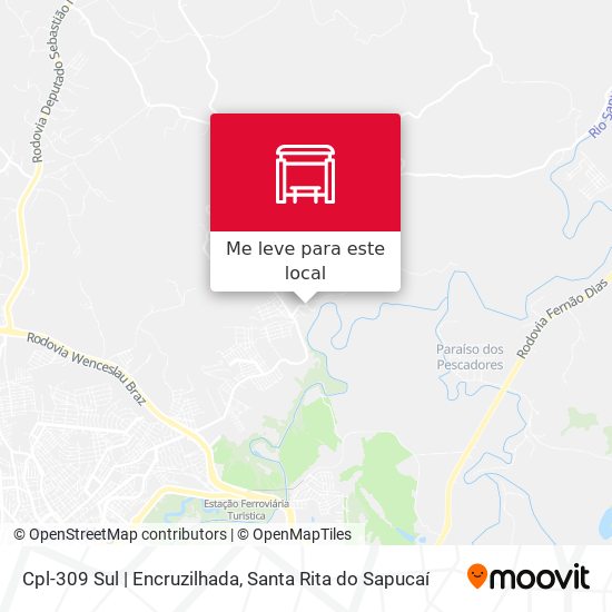 Cpl-309 Sul | Encruzilhada mapa