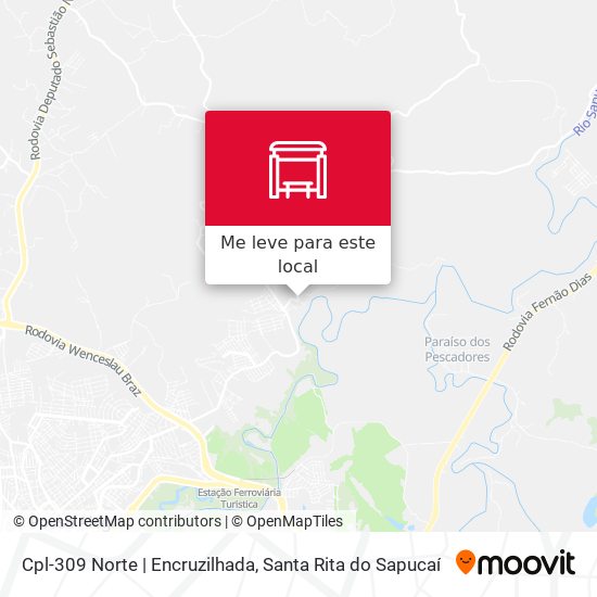 Cpl-309 Norte | Encruzilhada mapa