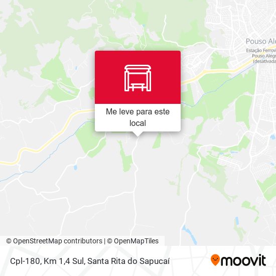 Cpl-180, Km 1,4 Sul mapa