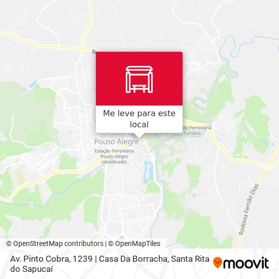 Av. Pinto Cobra, 1239 | Casa Da Borracha mapa