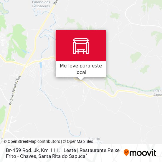 Br-459 Rod. Jk, Km 111,1 Leste | Restaurante Peixe Frito - Chaves mapa