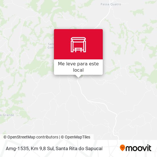 Amg-1535, Km 9,8 Sul mapa