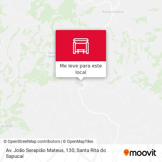 Av. João Serapião Mateus, 130 mapa