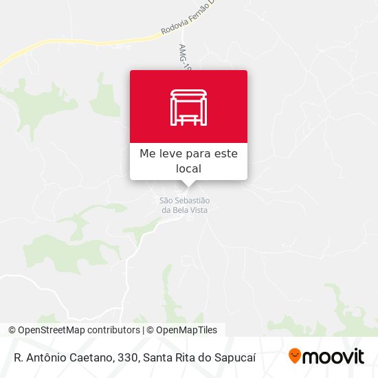 R. Antônio Caetano, 330 mapa