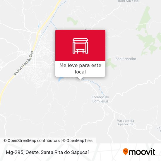 Mg-295, Oeste mapa
