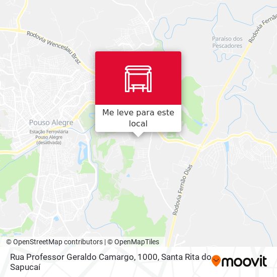 Rua Professor Geraldo Camargo, 1000 mapa