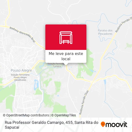 Rua Professor Geraldo Camargo, 455 mapa