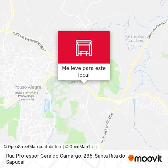 Rua Professor Geraldo Camargo, 236 mapa