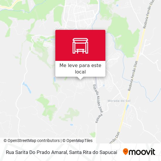 Rua Sarita Do Prado Amaral mapa