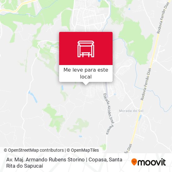 Av. Maj. Armando Rubens Storino | Copasa mapa