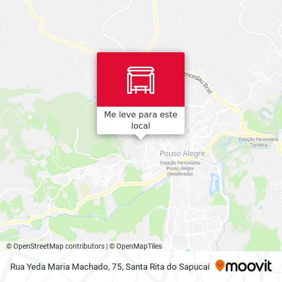 Rua Yeda Maria Machado, 75 mapa