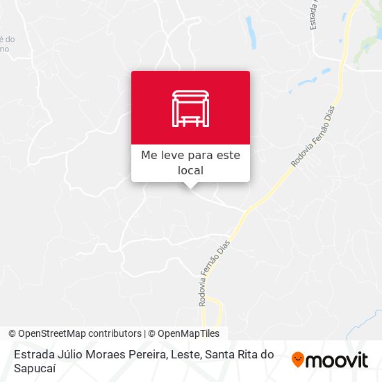 Estrada Júlio Moraes Pereira, Leste mapa