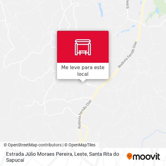 Estrada Júlio Moraes Pereira, Leste mapa