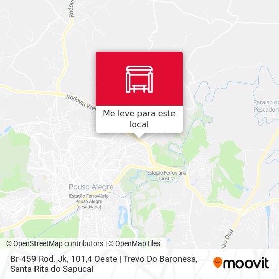 Br-459 Rod. Jk, 101,4 Oeste | Trevo Do Baronesa mapa