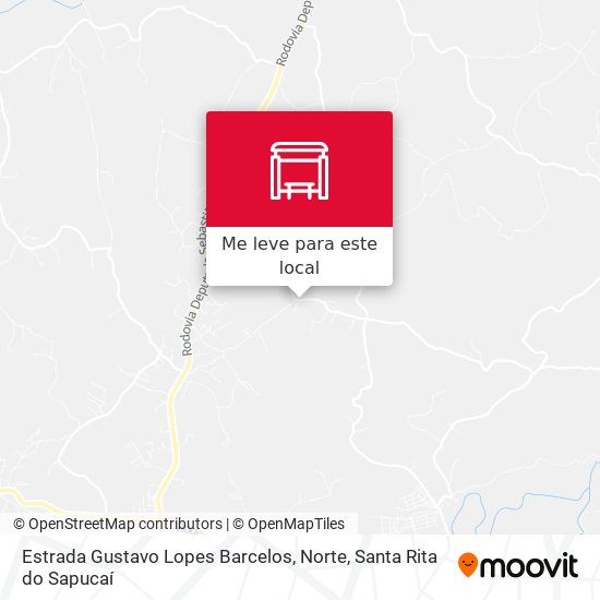 Estrada Gustavo Lopes Barcelos, Norte mapa
