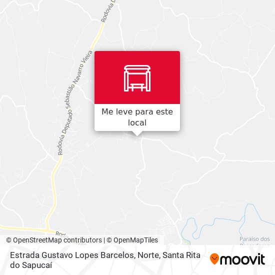 Estrada Gustavo Lopes Barcelos, Norte mapa