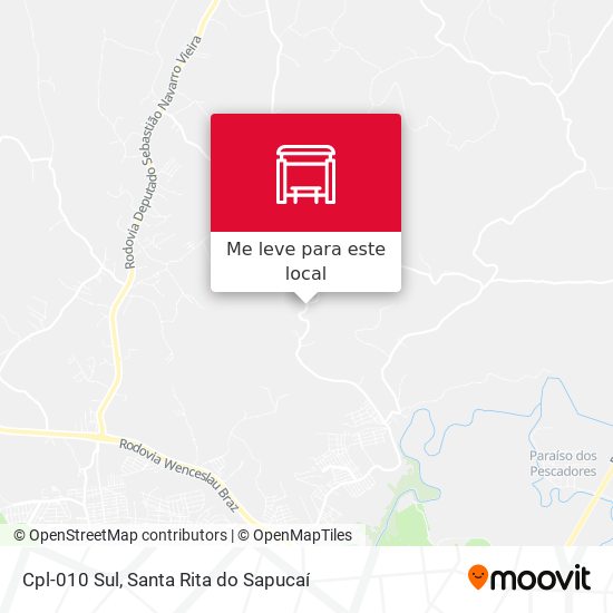 Cpl-010 Sul mapa