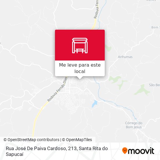 Rua José De Paiva Cardoso, 213 mapa