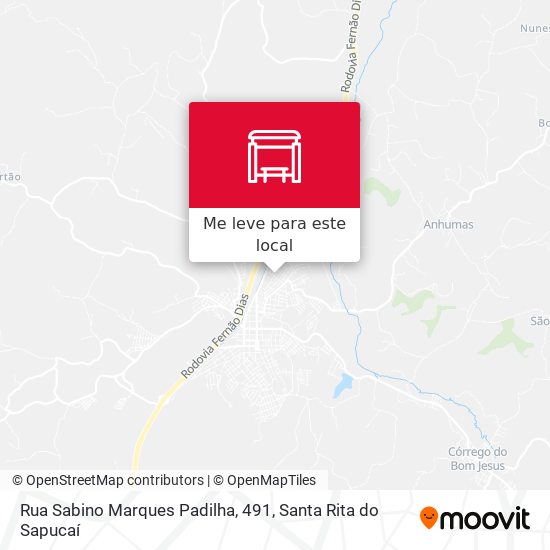 Rua Sabino Marques Padilha, 491 mapa