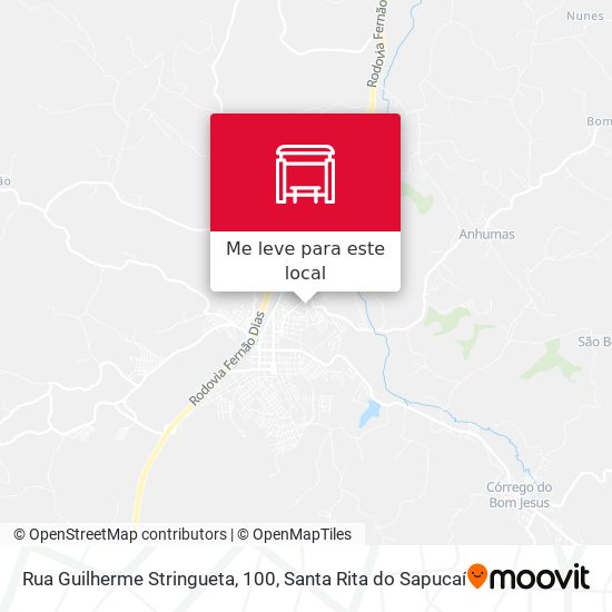 Rua Guilherme Stringueta, 100 mapa