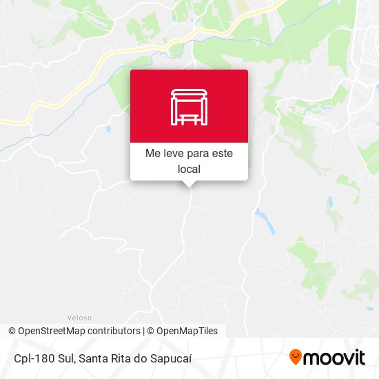 Cpl-180 Sul mapa