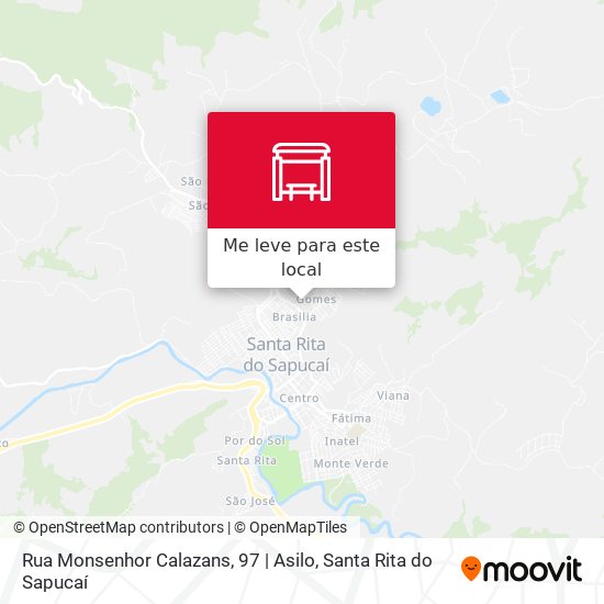 Rua Monsenhor Calazans, 97 | Asilo mapa