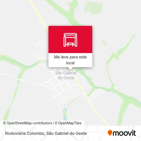 Rodoviária Colombo mapa