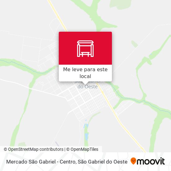 Mercado São Gabriel - Centro mapa