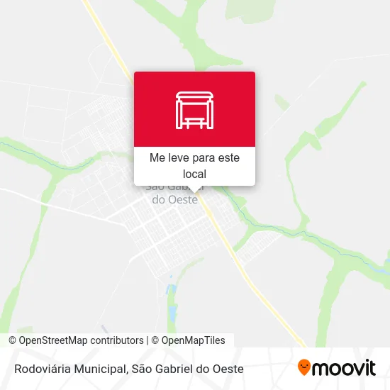 Rodoviária Municipal mapa