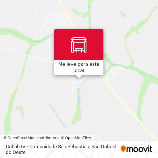 Cohab IV - Comunidade São Sebastião mapa