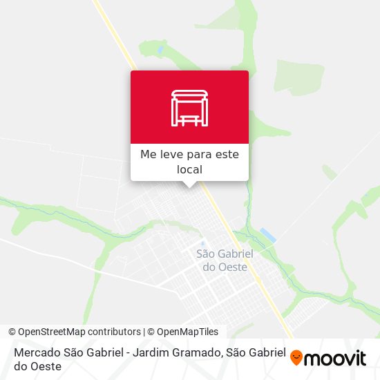 Mercado São Gabriel - Jardim Gramado mapa