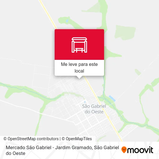 Mercado São Gabriel - Jardim Gramado mapa