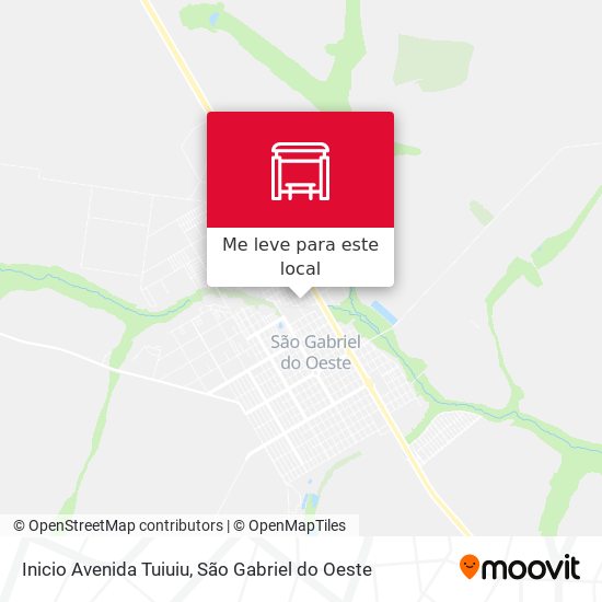 Inicio Avenida Tuiuiu mapa