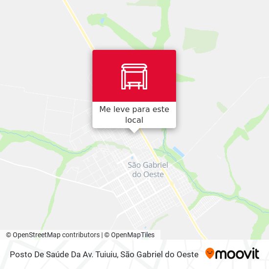 Posto De Saúde Da Av. Tuiuiu mapa