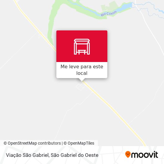 Viação São Gabriel mapa