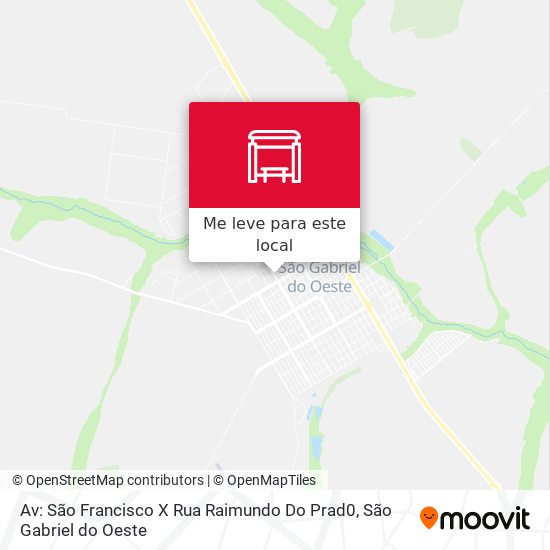 Av: São Francisco X Rua Raimundo Do Prad0 mapa