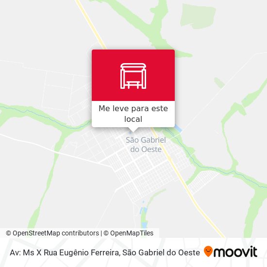 Av: Ms X Rua Eugênio Ferreira mapa