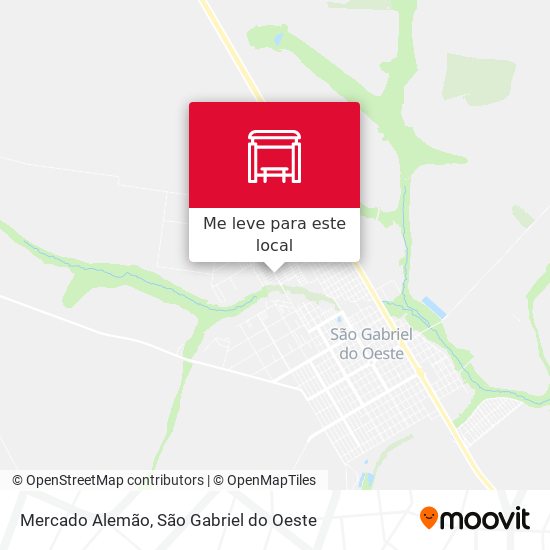 Mercado Alemão mapa