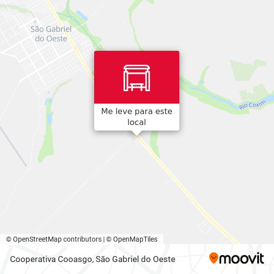 Cooperativa Cooasgo mapa