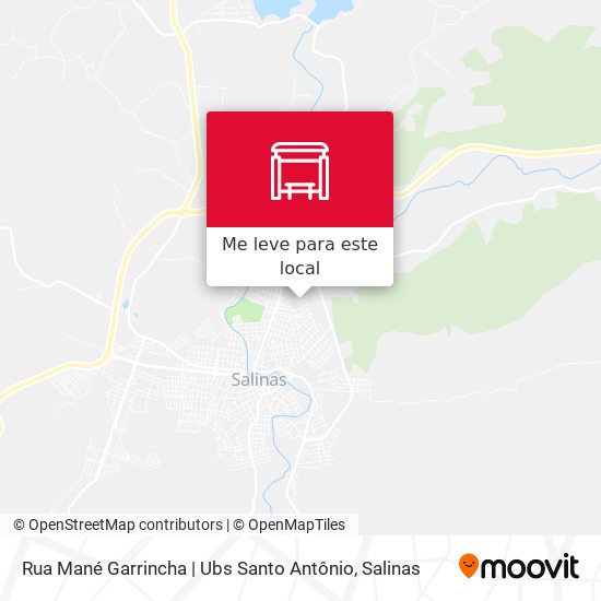 Rua Mané Garrincha | Ubs Santo Antônio mapa