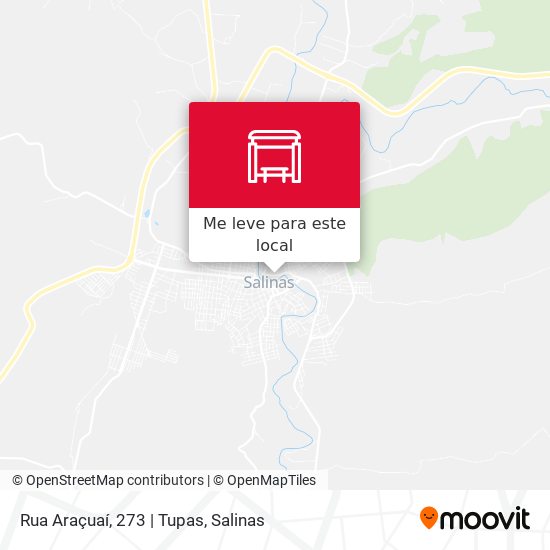 Rua Araçuaí, 273 | Tupas mapa
