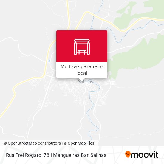 Rua Frei Rogato, 78 | Mangueiras Bar mapa