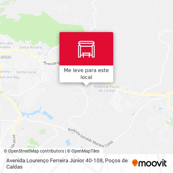 Avenida Lourenço Ferreira Júnior 40-108 mapa