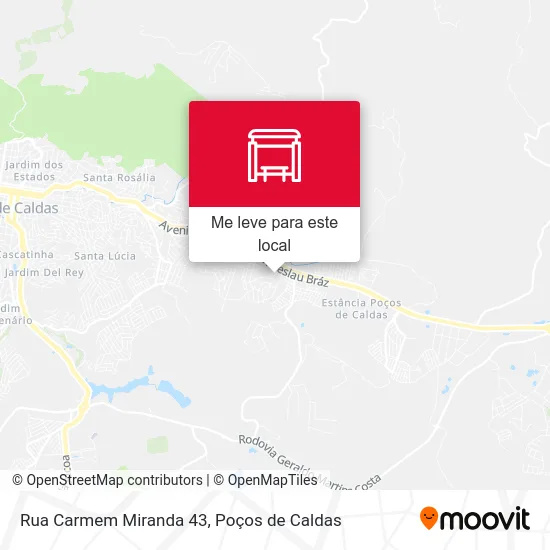 Rua Carmem Miranda 43 mapa