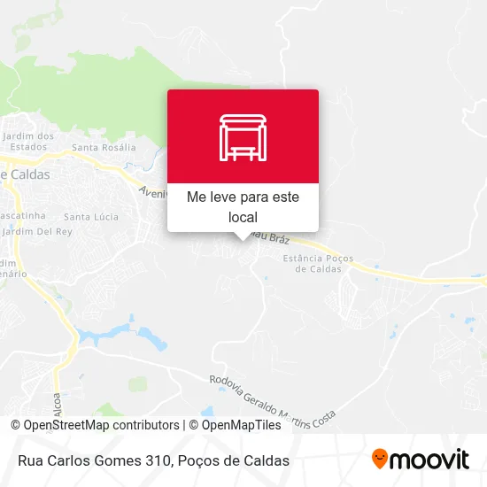 Rua Carlos Gomes 310 mapa